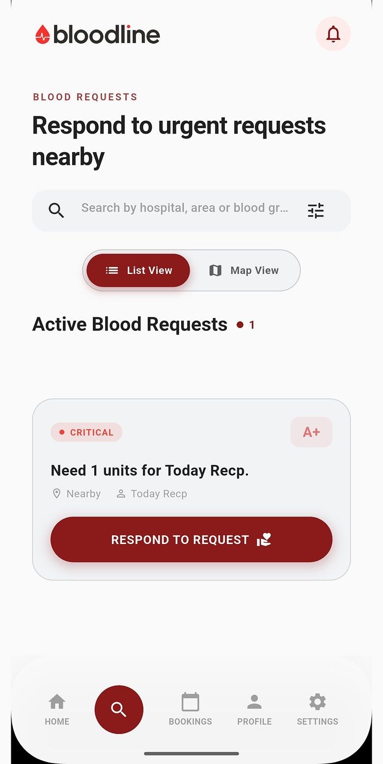 Searching for donors nearby